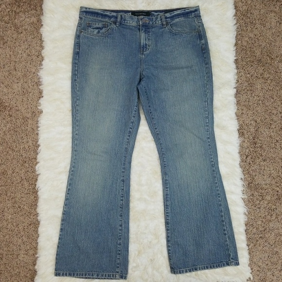 Calvin Klein Denim - Sz 16 Jeans Flare CK Calvin Klein Jeans Plus